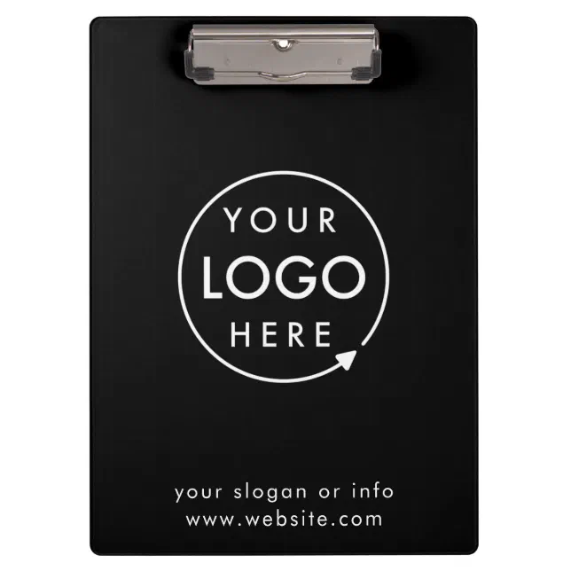 Logo | Business Corporate Company Minimalist Clipboard | Zazzle