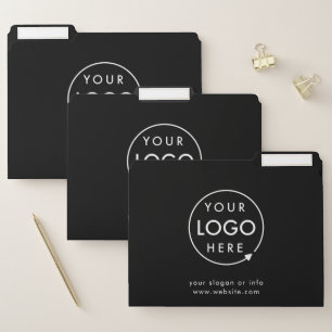 Logo   Business Corporate Company Minimalist File Folder