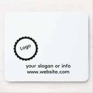 Logo   Business Corporate Company Minimalist Gel  Mouse Pad
