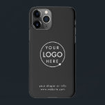 Logo | Business Corporate Company Minimalist iPhone 11Pro Case<br><div class="desc">A simple custom black business template in a modern minimalist style which can be easily updated with your company logo and text. If you need any help personalizing this product,  please contact me using the message button below and I'll be happy to help.</div>