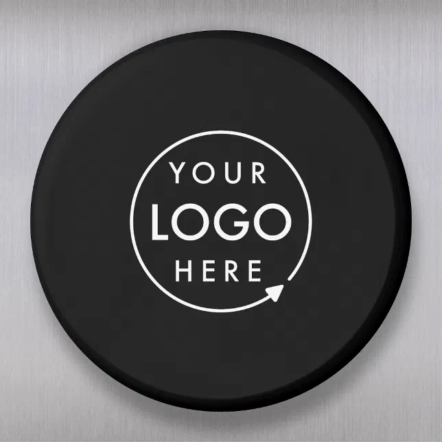 Logo | Business Corporate Company Minimalist Magnet | Zazzle
