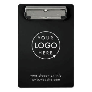 Logo Business Corporate Company Minimalist Mini Clipboard