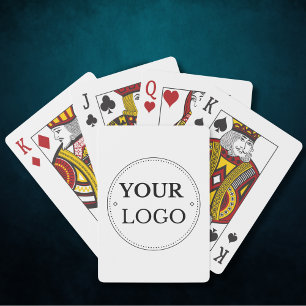 Logo Business Corporate Company Minimalist Poker Cards