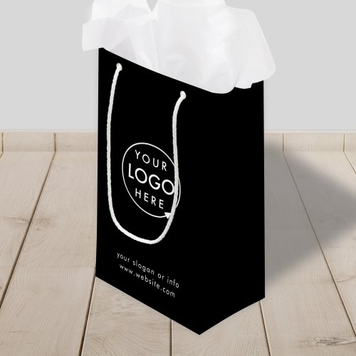 Logo Business  Corporate Company Minimalist Small Gift Bag