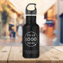 Logo | Business Corporate Company Minimalist Stainless Steel Water Bottle