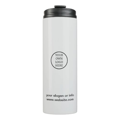 Logo  Business Corporate Company Minimalist Therm Thermal Tumbler