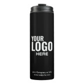 Logo | Business Corporate Company Minimalist Therm Thermal Tumbler (Front)
