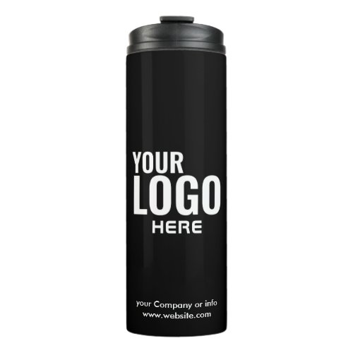 Logo  Business Corporate Company Minimalist Therm Thermal Tumbler