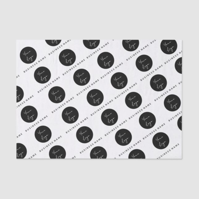 Logo Business Design Tissue Paper (Front)