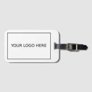Logo business luggage tag