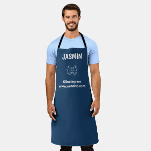 Logo Business Modern Minimal Company Branded Blue Apron