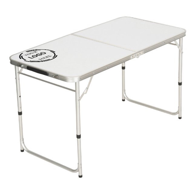 Logo Business Modern Minimal Designs Beer Pong Table (Angled)