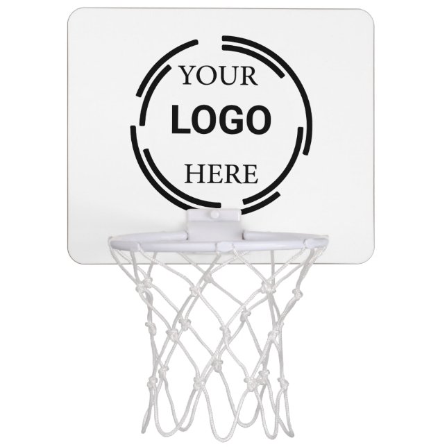 Logo Business Modern Minimal Designs Mini Basketball Hoop (Front)