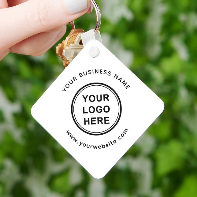 Logo | Business Name | Website | Promotional Keychain (Creator Uploaded)