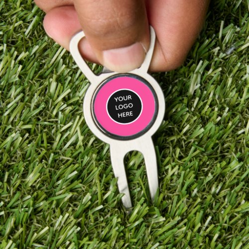 Logo Business Promotional Company Hot pink Divot Tool
