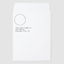 Logo Business Promotional Envelope Return Address