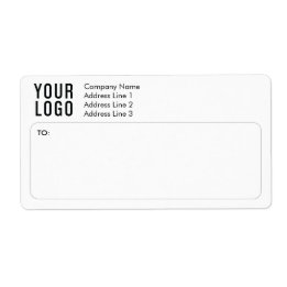Logo Business Shipping Labels Return Address