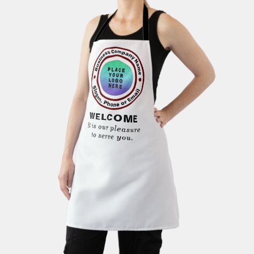 Logo Businesses Company Professional Custom  Apron