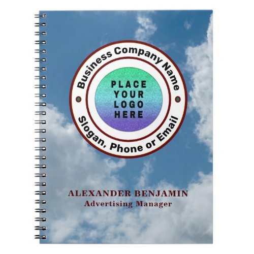 Logo Businesses Company Professional Personalize Notebook