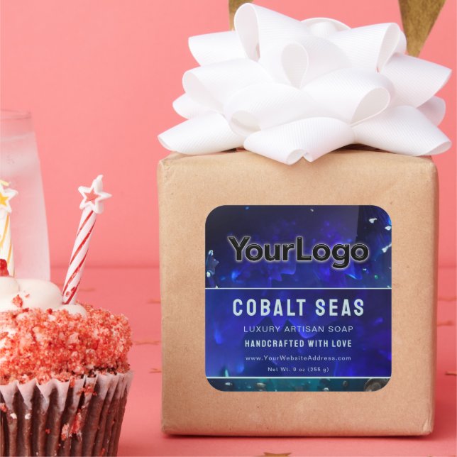 Logo Candle Artisan Soap Handmade Product Label (Party)