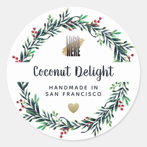  Logo Candle Wreath Product Label