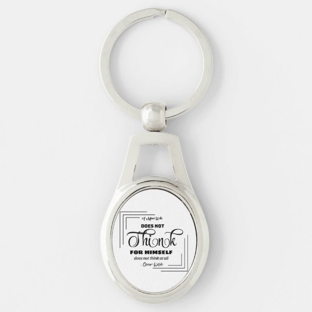 Logo Centerpiece Keychain (Front)