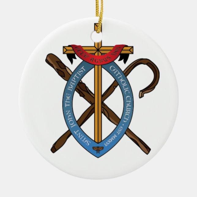 Logo Ceramic Ornament (Front)