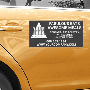 Logo Chalkboard Delivery Driver Gig Easy Swap Car Magnet