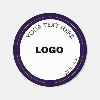 Logo classic round sticker