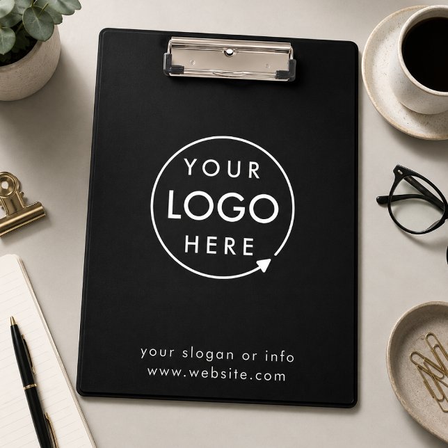 Logo Clipboard | Custom Business Branded Office (Custom logo clipboard for business forms, staff checklists, client intake, and office use.)
