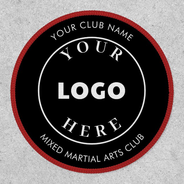 Logo Club Name Mixed Martial Arts Patch (Front)