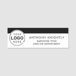 Logo Company Brand Colors Name Title Department Tag
