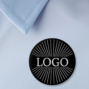 LOGO company branding Black Button