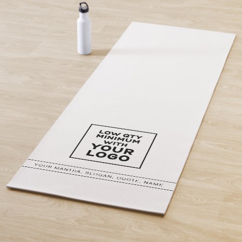 Logo Company Name Slogan Mantra Promotional Yoga Mat