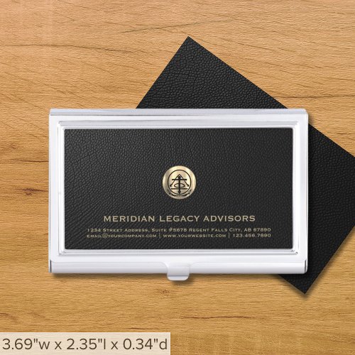 Logo Corporate Company Luxury Business Card Case