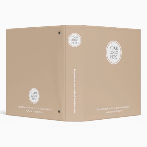 Logo Corporate office records 3 Ring Binder