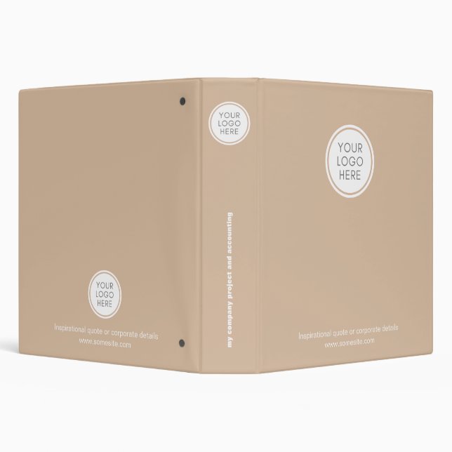 Logo Corporate office records 3 Ring Binder (Background)