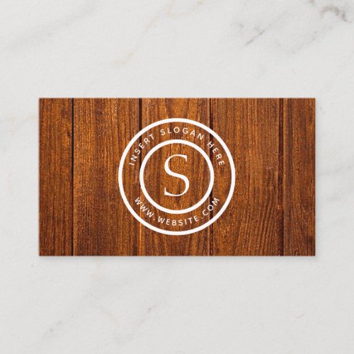 Logo Corporate Rustic Business Card