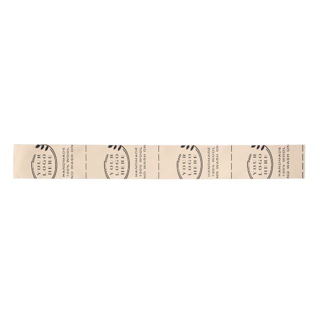 Logo Custom Business Garment Care Clothing Labels Satin Ribbon