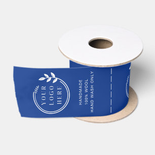 Logo Custom Business Garment Care Clothing Labels Satin Ribbon