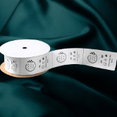 Logo Custom Business Garment Care Clothing Labels Satin Ribbon