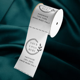 Logo Custom Business Garment Care Clothing Labels Satin Ribbon