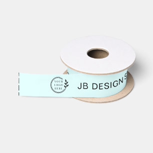 Logo Custom Name Business Clothing Tags Satin Ribbon