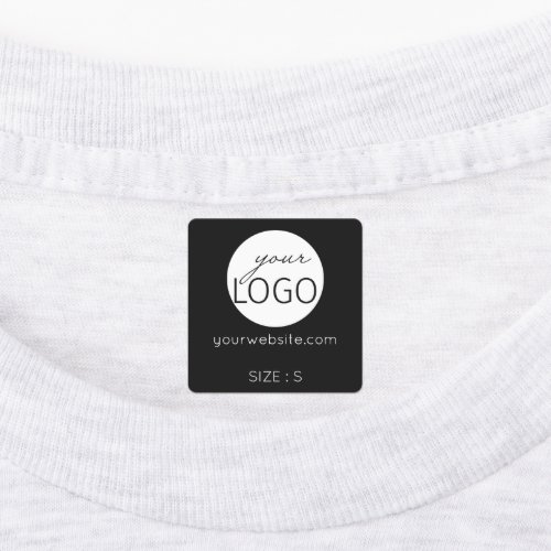 Logo Custom Text Website or Size Clothing Garment  Labels