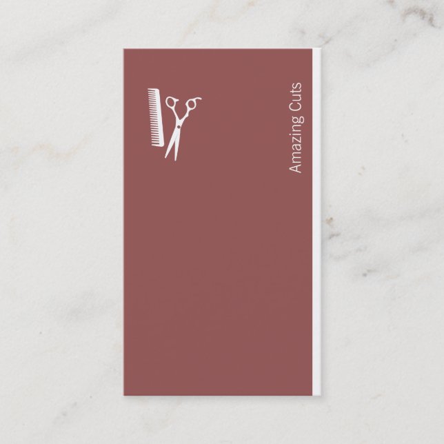 Logo (dark chestnut) business card (Front)