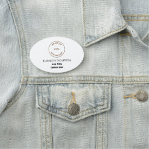 Logo Delegate Employee Company Name Job Title Tag