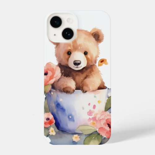 logo deshine bear Wild Guardian iPhone 14 Case