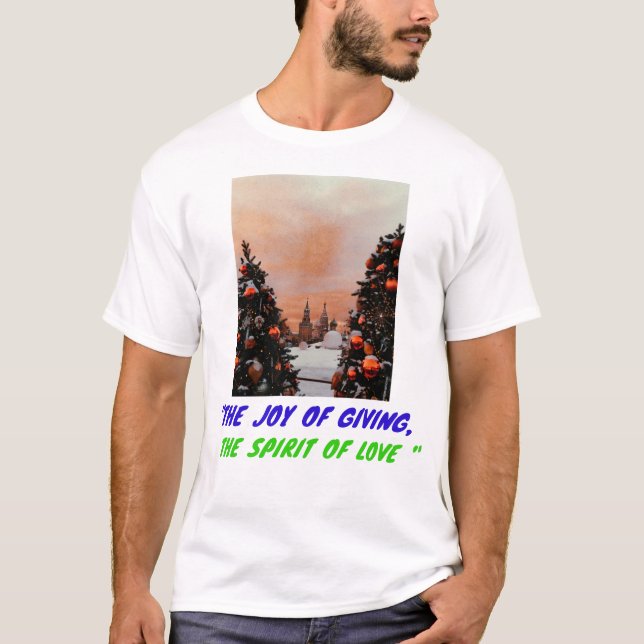 LOGO design for christmas t-shirts men's  (Front)