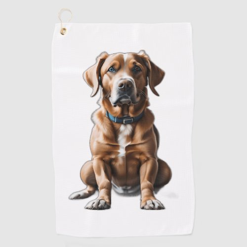 logo design t_shirt dog golf towel