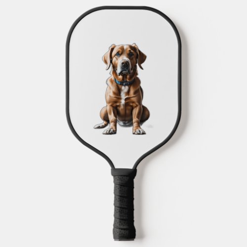 logo design t_shirt dog pickleball paddle